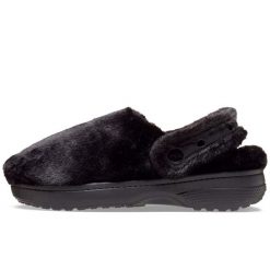 Klapki Crocs Classic Unfurgettable Clog Dorośli. Czarne klapki damskie Crocs, bez wzorów, z materiału, bez obcasa. Za 362.99 zł.