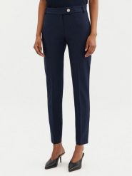 Rinascimento Spodnie materiałowe CFC0122741003 Granatowy Regular Fit. Niebieskie spodnie materiałowe damskie RINASCIMENTO, bez wzorów, z materiału. Za 199.99 zł.