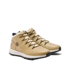 Buty turystyczne Timberland Sprint Trekker Beżowy. Brązowe buty trekkingowe męskie Timberland, bez zapięcia, do biegania. Za 536.00 zł.
