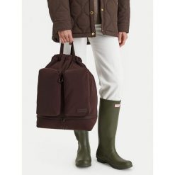 Plecak Hunter. Brązowe plecaki damskie Hunter, bez wzorów, sportowe. Za 179.99 zł.