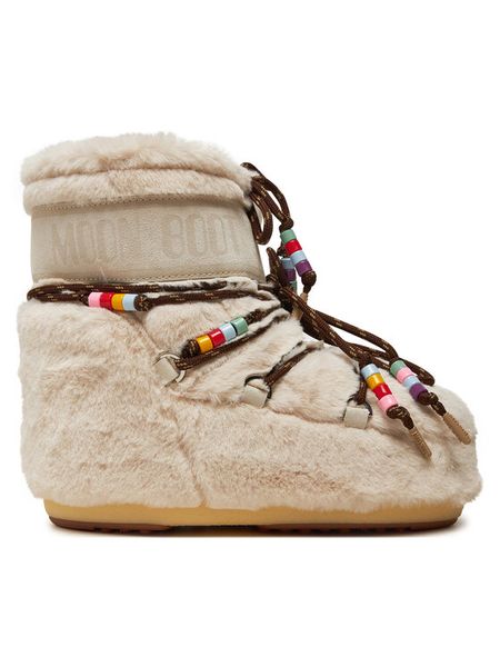 Moon Boot Śniegowce 80D1409470 Beżowy. Brązowe śniegowce damskie Moon Boot, z materiału. Za 1,119.00 zł.