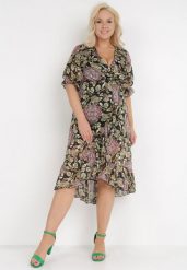 Czarna Sukienka Darorgon. Czarne sukienki damskie Born2be, na lato, l, z aplikacjami, boho, bez kołnierzyka, bez ramiączek, midi, kopertowe. W wyprzedaży za 79.99 zł.