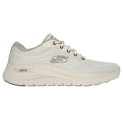 Buty Skechers Arch Fit 2.0 232700-OFWT białe. Białe buty sportowe na co dzień męskie bez zapięcia. Za 585.80 zł.