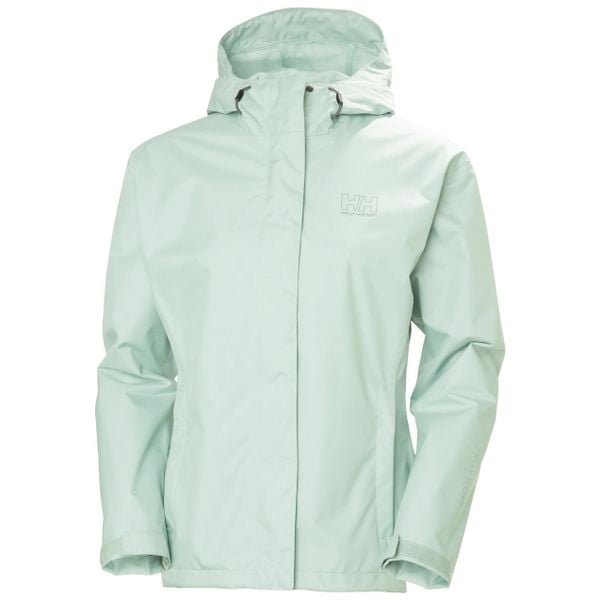 Kurtka przeciwdeszczowa damska Helly Hansen Seven J. Zielone kurtki damskie Helly Hansen, bez kaptura. Za 510.50 zł.