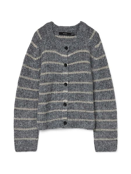 Vero Moda Kardigan w kolorze szarym rozmiar: S. Szare kardigany damskie Vero Moda, s, bez wzorów, z wełny. Za 113.36 zł.