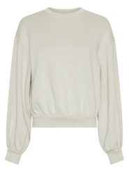 MOSS COPENHAGEN Bluza "Brionna" w kolorze kremowym rozmiar: M/L. Brązowe bluzy bez kaptura damskie MOSS COPENHAGEN, l. Za 239.86 zł.