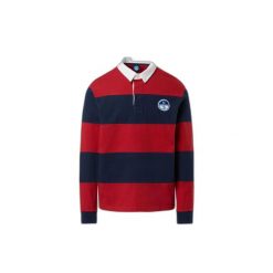Koszulka polo z długim rękawem North Sails W/Logo. Czerwone koszulki męskie z długim rękawem North Sails, l, z materiału. Za 369.00 zł.