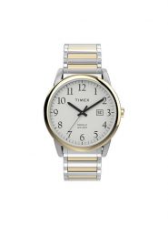 Timex Zegarek Easy Reather Classic TW2W52100 Biały. Białe, analogowe zegarki męskie Timex. Za 359.99 zł.