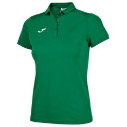 Koszulka polo do tenisa damska Joma Hobby. Zielone bluzki damskie Joma, l, bez wzorów, sportowe, bez kołnierzyka, bez ramiączek. W wyprzedaży za 129.85 zł.