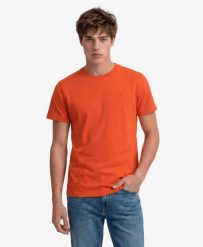 Superdry Koszulka SD&Co z haftem Slim fit z bawełny organicznej. Brązowe topy sportowe damskie Superdry., m, bez wzorów, z bawełny, bez ramiączek. Za 144.35 zł.