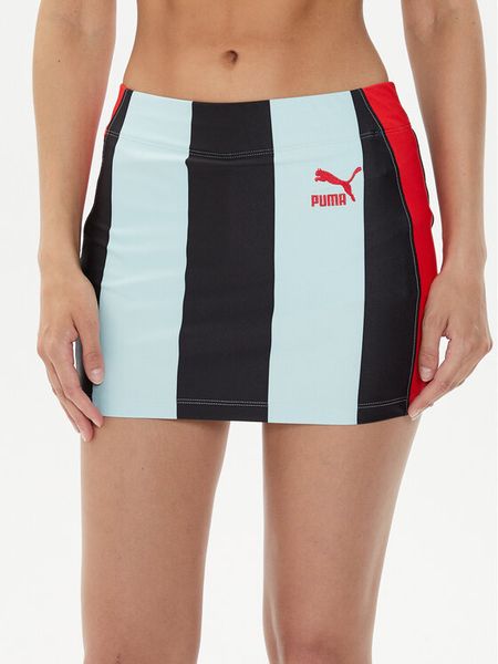 Puma Spódnica mini DUA LIPA 671256 Kolorowy Slim Fit. Spódniczki damskie Puma, m, bez wzorów, z syntetyku, mini. Za 179.99 zł.