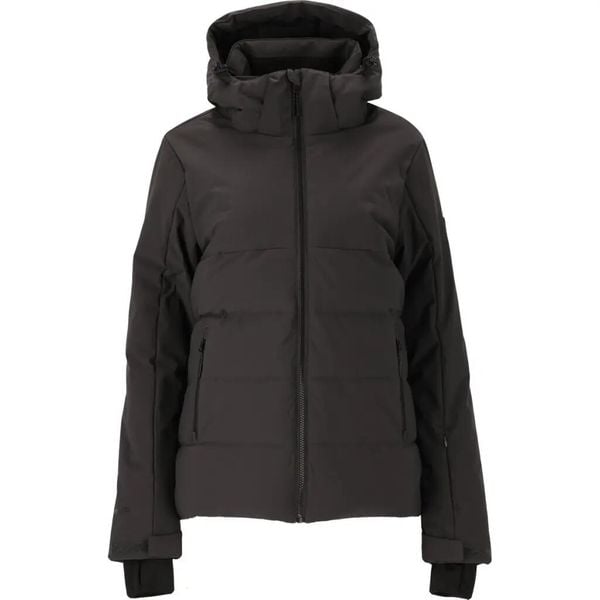 Damska kurtka narciarska Whistler Lakeland. Szare kurtki damskie WHISTLER, s, bez wzorów, z materiału, bez kaptura, narciarskie. Za 434.99 zł.