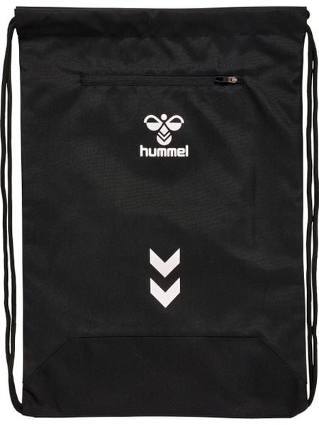 Plecak worek sportowy Hummel hmlCORE 2.0 GYM BAG BLACK 226317. Czarne plecaki damskie HUMMEL, bez wzorów, z materiału, sportowe. Za 49.99 zł.