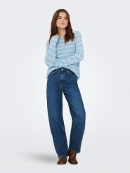 JDY Sweter "Ellen" w kolorze niebieskim rozmiar: XS. Niebieskie swetry klasyczne damskie JDY, xs, bez kołnierzyka. Za 48.73 zł.