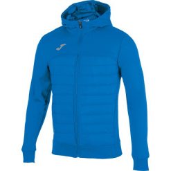 Kurtka sportowa męska Berna z kapturem. Niebieskie kurtki treningowe męskie Joma, m, bez wzorów. Za 119.99 zł.