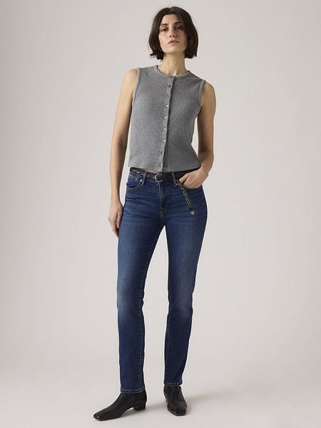 Levi's Dżinsy "712" - Slim fit - w kolorze niebieskim rozmiar: W31/L32. Niebieskie jeansy damskie Levi's. Za 204.95 zł.