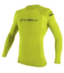 Dziewczęcy dżersej z długim rękawem O'Neill Basic Skins. Żółte koszulki dziewczęce O'neill, s, bez wzorów, z dżerseju, bez ramiączek. Za 146.00 zł.