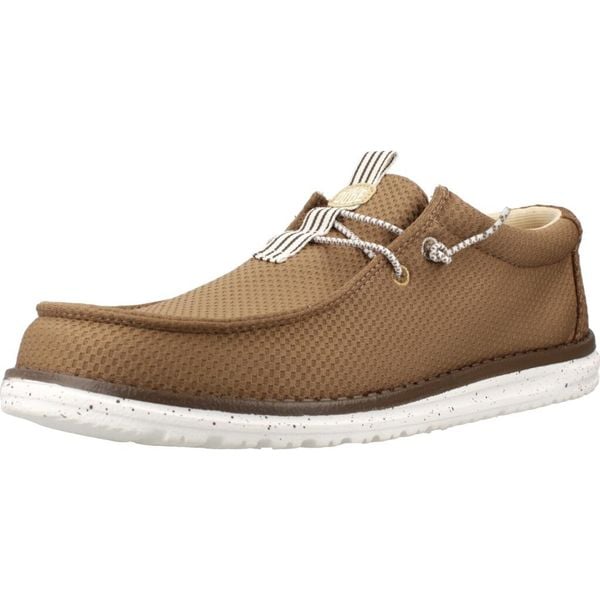 Buty HEY DUDE WALLY MESH NEUTRALS Brązowy. Brązowe buty trekkingowe męskie SENZA MARCA, z meshu, bez zapięcia. Za 280.99 zł.