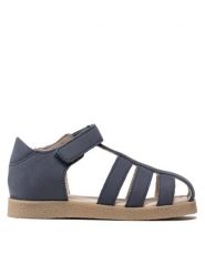 Lasocki Kids Sandały CI12-CAPSULE-04 Granatowy. Niebieskie sandały dziewczęce Lasocki Kids, z nubiku, bez zapięcia. Za 179.99 zł.