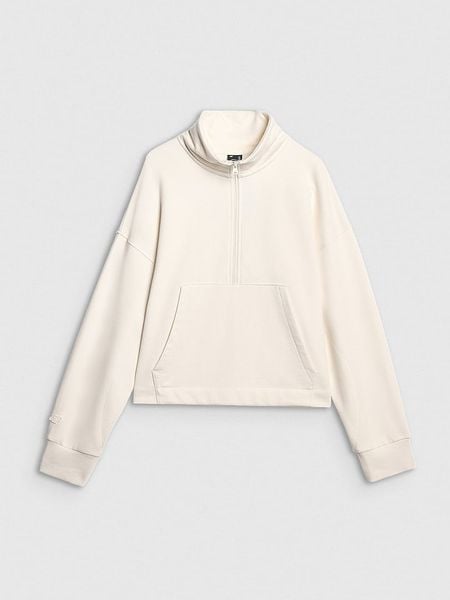 4F Bluza w kolorze kremowym rozmiar: S. Brązowe bluzy bez kaptura damskie 4f, s. Za 74.28 zł.