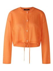 Oui Kardigan w kolorze pomarańczowym rozmiar: 38. Pomarańczowe kardigany damskie Oui, bez wzorów. Za 74.11 zł.