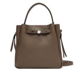 Torebka Tory Burch. Brązowe torebki klasyczne damskie Tory Burch, bez wzorów, bez dodatków. Za 2,129.00 zł.