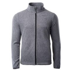Bluza Polarowa Męska Logo Henis. Brązowe bluzy bez kaptura męskie Hi-tec, m, z polaru. Za 155.99 zł.