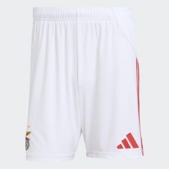 Spodenki piłkarskie ADIDAS Benfica 25/26. Szorty damskie Adidas, bez wzorów, sportowe. Za 199.99 zł.