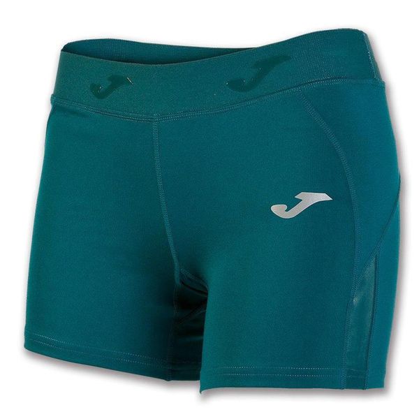 Krótkie spodenki damskie obcisłe Joma S zielony. Zielone szorty damskie Joma, bez wzorów, sportowe. Za 79.99 zł.