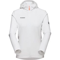 Bluza trekkingowa damska Mammut Aconcagua Light ML Hooded. Białe bluzy bez kaptura damskie Mammut, m. Za 499.99 zł.