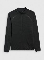 4F Bluza w kolorze czarnym rozmiar: M. Czarne bluzy bez kaptura damskie 4f, m, z materiału. Za 132.05 zł.