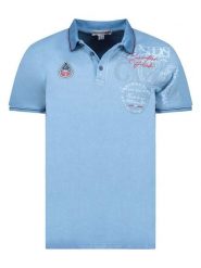 Canadian Peak Koszulka polo "Kadventureak" w kolorze błękitnym rozmiar: XL. Niebieskie koszulki polo męskie Canadian Peak, xl, bez wzorów, z bawełny, bez ramiączek. Za 100.99 zł.