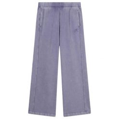 Spodnie Champion Wide Leg Pants Damskie. Niebieskie spodnie materiałowe damskie CHAMPION, bez wzorów, z bawełny, klasyczne, z standardowym stanem. Za 270.99 zł.