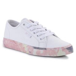 Buty DC Shoes W ADJS300295-PPF białe. Białe buty sportowe na co dzień damskie bez wzorów, z materiału. Za 408.30 zł.
