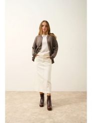 Just Cashmere Kaszmirowy kardigan "Ervie" w kolorze szarobrązowym rozmiar: S. Brązowe kardigany damskie Just Cashmere, s, bez wzorów, z kaszmiru. Za 413.99 zł.