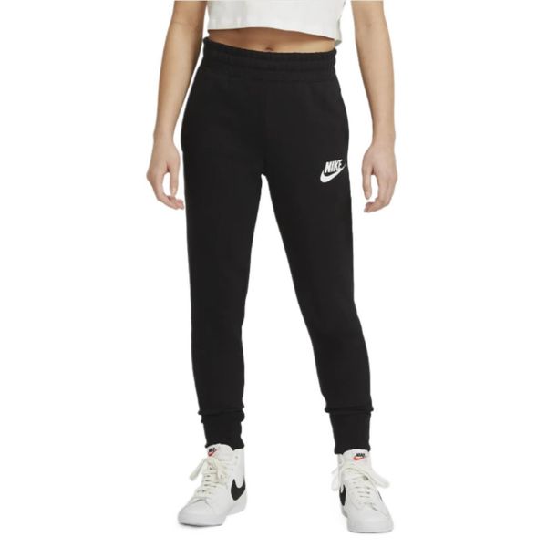 Odzież Nike. Czarna spodnie dresowe damskie Nike, bez wzorów. Za 155.99 zł.