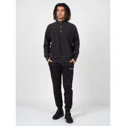 Bluza trekking męska. Niebieskie bluzy bez kaptura męskie CHAMPION, m, z bawełny. Za 261.00 zł.