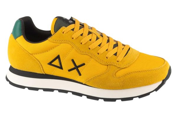 Buty sportowe Sneakersy męskie, SUN68 Tom Solid. Zielone buty sportowe na co dzień męskie SUN68, z materiału, bez zapięcia, trekkingowe. Za 399.99 zł.
