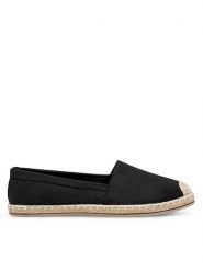 Jenny Fairy Espadryle WYL04103-1 Czarny. Czarne espadryle damskie Jenny Fairy, bez wzorów, z materiału, bez obcasa. Za 69.99 zł.