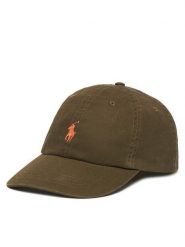 Polo Ralph Lauren Czapka z daszkiem 211912843006 Khaki. Brązowe czapki z daszkiem damskie Polo Ralph Lauren, bez wzorów, z bawełny. Za 259.99 zł.