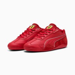 Buty sportowe unisex Puma FERRARI SPEEDCAT czerwone 30890502 r 42. Czerwone buty sportowe na co dzień damskie Puma, z gumy, bez zapięcia. Za 302.99 zł.