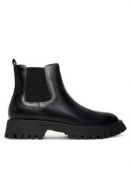 Guess Sztyblety FMTGOM LEA10 Czarny. Czarne sztyblety męskie Guess, ze skóry, bez zapięcia. Za 679.99 zł.