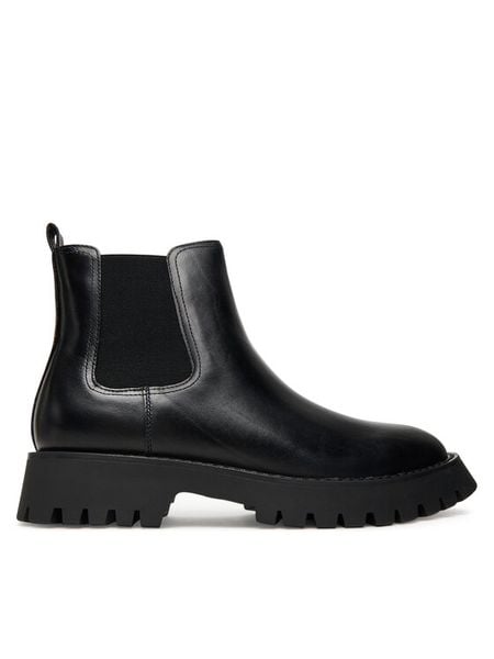 Guess Sztyblety FMTGOM LEA10 Czarny. Czarne sztyblety męskie Guess, ze skóry, bez zapięcia. Za 529.99 zł.