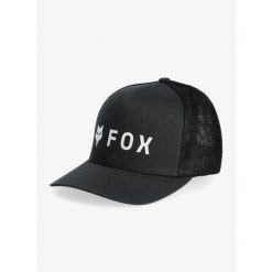 Czapka z daszkiem Fox Absolute Flexfit Hat. Czarne czapki męskie FOX, bez wzorów. Za 139.99 zł.