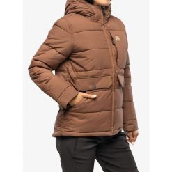 Kurtka ocieplana damska Carhartt Relaxed Fit Montana Insulated Jacket. Brązowe kurtki damskie Carhartt, s, bez wzorów, bez kaptura. Za 659.99 zł.