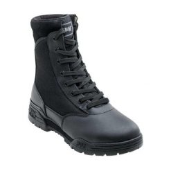 Męskie Klasyczne Buty Ze Skóry Licowej. Czarne buty trekkingowe męskie MAGNUM, z gumy, bez zapięcia, trekkingowe. Za 370.10 zł.