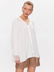 Marc Aurel Tunika 6058 1000 93144 Biały Relaxed Fit. Białe tuniki damskie Marc Aurel, bez wzorów, z syntetyku, bez kołnierzyka, bez ramiączek. Za 589.99 zł.