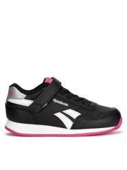 Reebok Sneakersy Royal Cl Jog 2.0 Kc 100201650 Czarny. Czarne buty sportowe dziewczęce Reebok, bez wzorów, z tworzywa sztucznego, bez zapięcia. Za 119.99 zł.