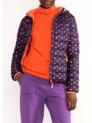 Blutsgeschwister Kurtka pikowana w kolorze fioletowym rozmiar: M. Różowe kurtki damskie Blutsgeschwister, m, bez wzorów, z puchu, bez kaptura. Za 261.67 zł.