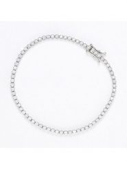 Maison héritage PARIS Złota bransoletka "Rivière 1 Carat" z diamentami rozmiar: onesize. Szare bransoletki damskie maison héritage PARIS, złote. Za 6,307.99 zł.